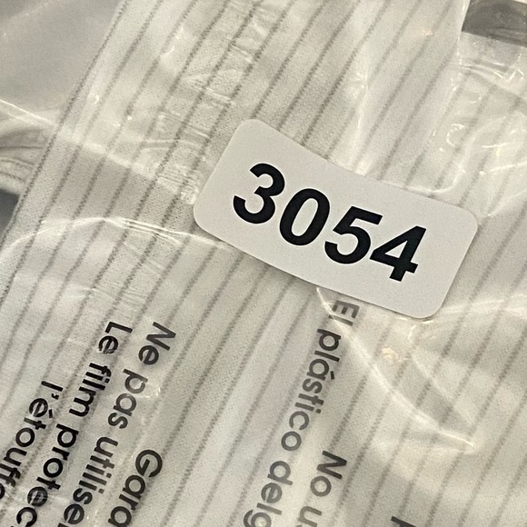 Lululemon All Love Tank Tank Striped Mesh White 3054 - Picture 9 of 9